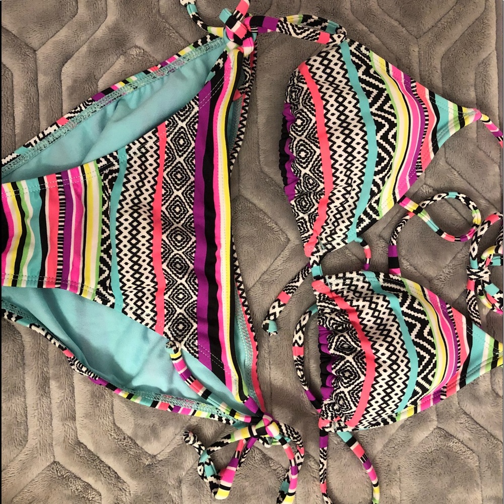 cute tribal bikini set